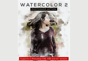 Graphicriver Watercolor 2 Photoshop Action 2020 слив