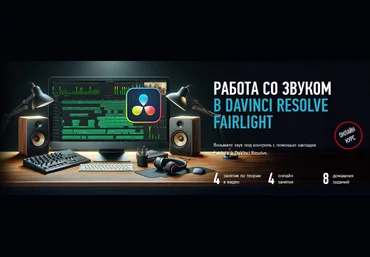 Артур Орлов Profileschool Работа со звуком в DaVinci Resolve Fairlight 2024 слив