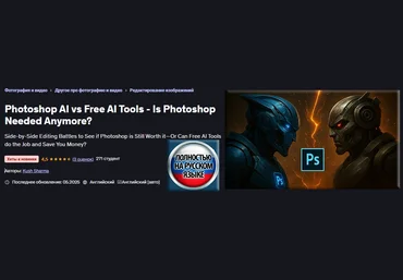 Куш Шарма Photoshop ИИ против бесплатных инструментов ИИ — нужен ли еще Photoshop? 2025 скачать слив
