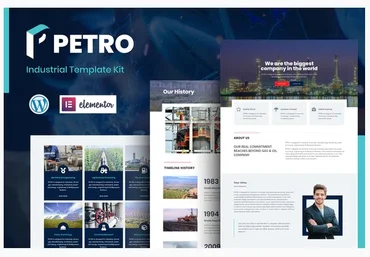 Themeforest Petro - Industrial Elementor Template Kit слив