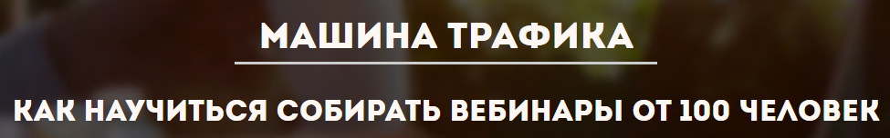 Гурьянов В. Машина трафика 2016 слив курса