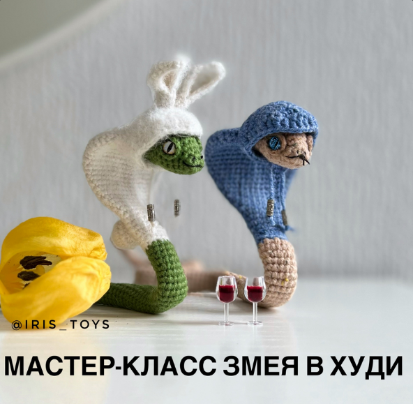 Ирина Ни iris_toys Змея в худи 2024 слив курса