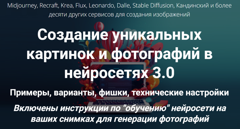 Дмитрий Зверев Книга по картинкам и фото в нейросетях 3.0 2025 слив курса
