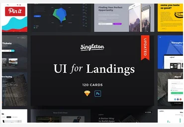 Singleton UI Pack - набор для Landing Pages слив