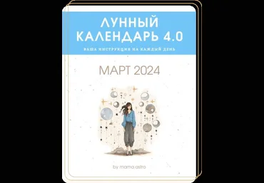 mama.astro Лунный календарь 4.0. Ваша инструкция на каждый день Март 2024 слив