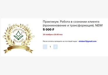 Велимира Практикум. Работа в сознании клиента 2023 слив
