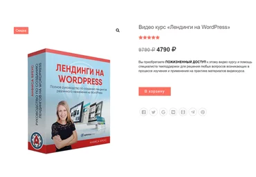 Анфиса Бреус Лендинги на WordPress 2020 слив