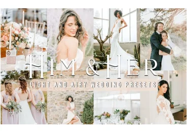 Elements.Envato Light Airy Wedding HIM & HER Lightroom Presets 2021 слив