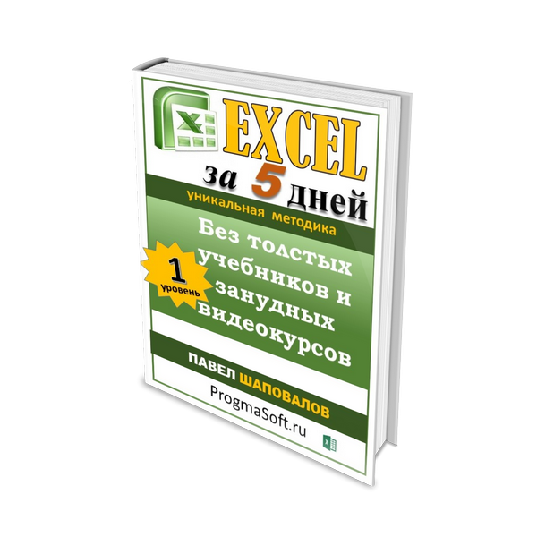 ProgmaSoft Павел Шаповалов - Excel за 5 дней без толстых учебников и занудных видеокурсов 2019 слив курса