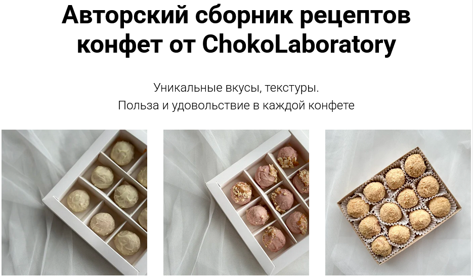 ChokoLaboratory Авторский сборник рецептов конфет 2025 слив курса