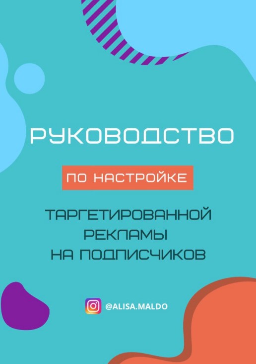 alisa.maldo Руководство «По настройке таргетированной рекламы на подписчиков» 2020 слив курса