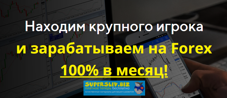 Антон Бергов Находим крупного игрока и зарабатываем на Forex 100% в месяц! 2020 слив курса