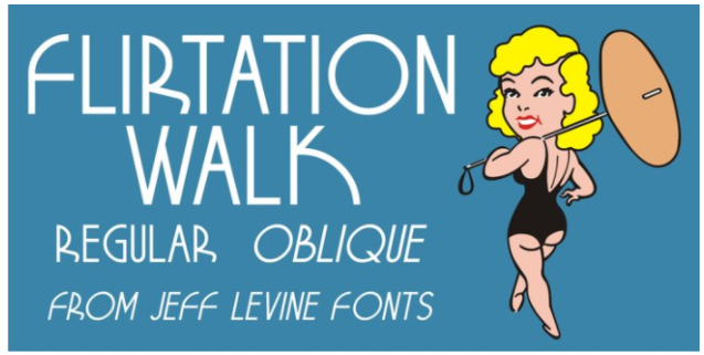 Myfonts Flirtation Walk Font 2021 слив курса