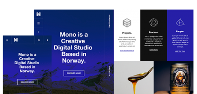 JA Mono v1.0.9 - креативный бизнес шаблон для Joomla слив курса