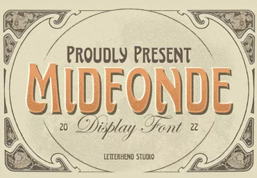 Fontbundles Midfonde - Display Font 2022 скачать слив