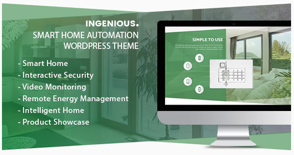 Themeforest Ingenious - Smart Home Automation WordPress Theme 2021 слив курса
