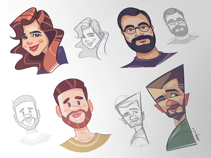 Pixel Персонажи в Adobe Illustrator 2020 слив курса