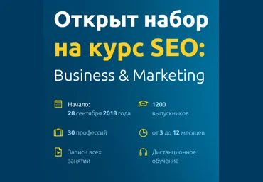 Профессиональный курс SEO слив