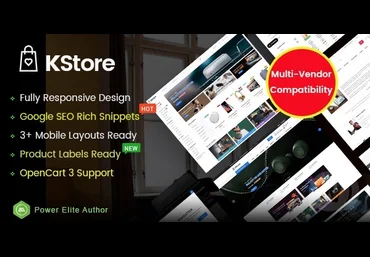 Themeforest KStore v1.0.0 - многофункциональная тема OpenCart 3 Hi-Tech слив