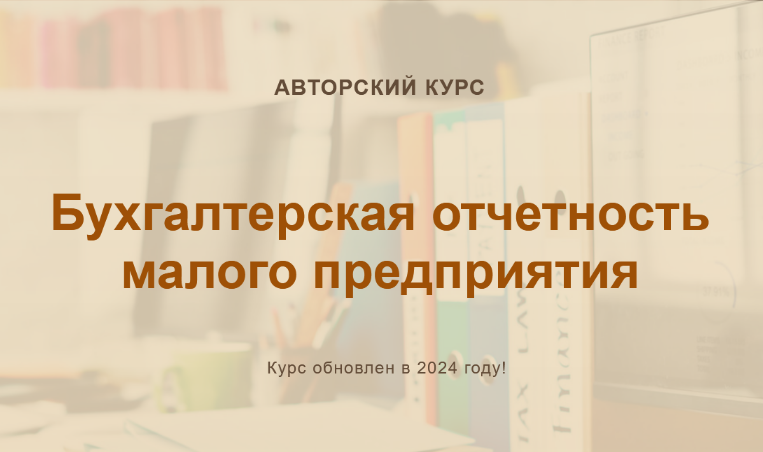 О. Шулова, В. Власенко учетбеззабот.рф Бухгалтерская отчетность малого предприятия 2024 слив курса