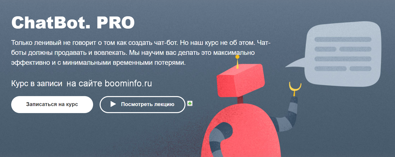 Лука Ильчук, Виктор Локотков Chat bot.Pro LVL80 2019 слив курса