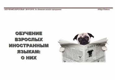 Ольга Филатова Интенсив Обучение взрослых иностранным языкам о них 2023 скачать слив