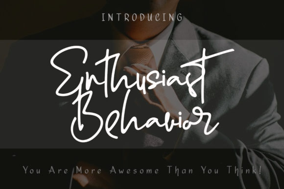 Creativefabrica Enthusiast Behavior Font слив курса