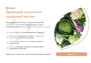 Анастасия Родионова Здоровый кишечник - здоровый детокс 2025 слив