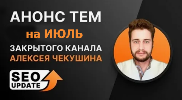 Алексей Чекушин Закрытый телеграм-канал «SEO Update». Июль 2024 слив курса