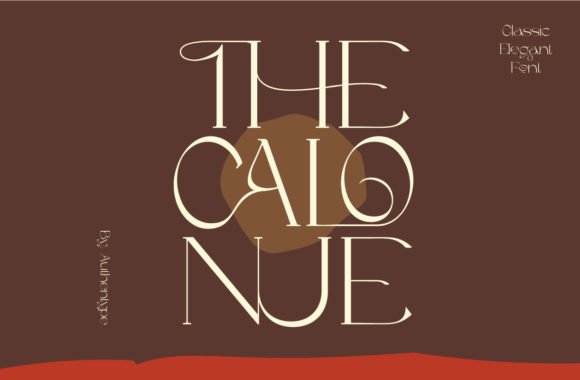 Creativefabrica The Calonue Font 2021 слив курса
