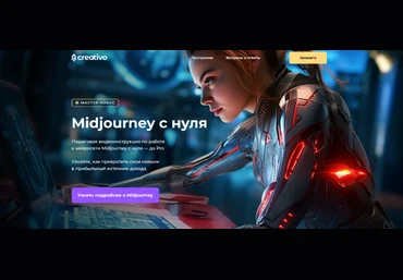Оксана Решетнёва Midjourney с нуля 2023 слив
