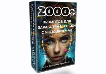 Владимир Троицкий 2000+ промтов для заработка и хобби с midjourney v6 2024 слив