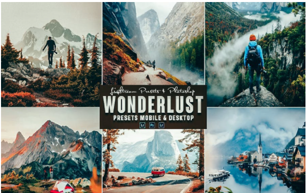 Elements.Envato Wonderlust Photoshop Action & Lightrom Presets 2021 слив курса