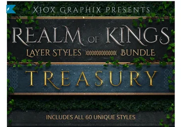 Graphicriver Realm of Kings Layer Styles - BUNDLE 2020 слив