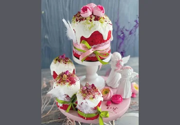 gift_cookies Заварной кулич «красный бархат» 2021 слив