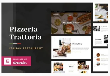 Themeforest Pizzeria Trattoria - Italian Restaurant Elementor Template Kit слив