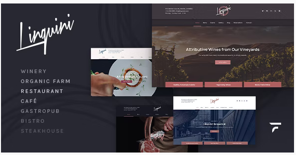 Themeforest Linguini v4.0.2 - шаблон ресторана WordPress 2022 слив курса