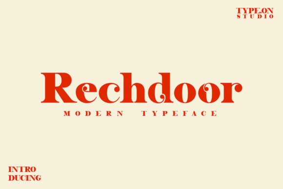 Creativefabrica Rechdoor Font 2021 слив курса