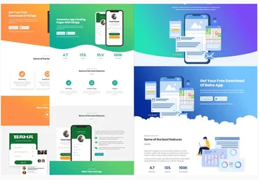 Themeforest Baha - Apps Landing Template Kit слив