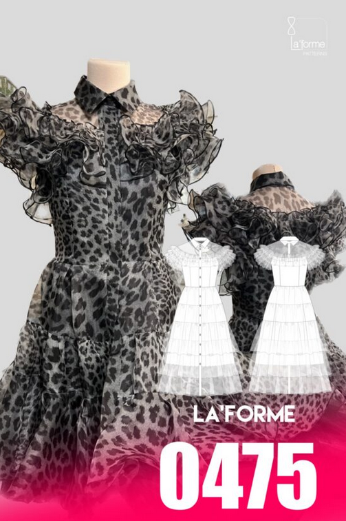 LaForme Шитьё Платье 0475, размеры 42-52, рост 164 2023 слив курса