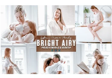 Elements.Envato Bright airy Photoshop Action & Lightrom Presets 2021 скачать слив