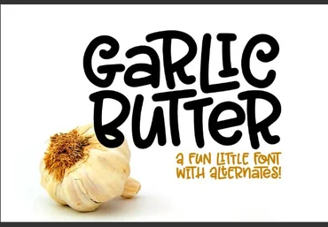 Creativemarket Garlic Butter Font скачать слив