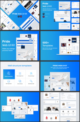 UI8.net - Altaf Rahman Pride - Web UI Kit слив курса