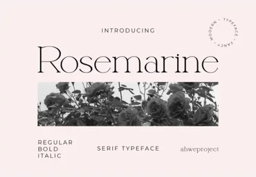 Fontbundles Rosemarine Font 2021 скачать слив