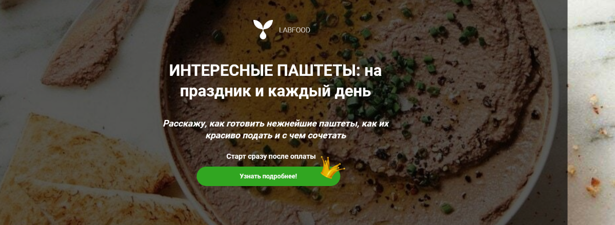 Яна Нетреба Интересные паштеты 2022 слив курса