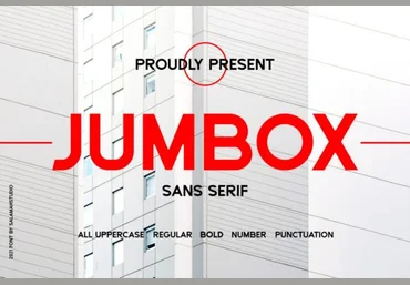 Creativefabrica Jumbox Font 2021 слив