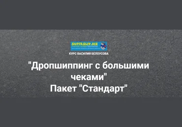 Василий Белоусов Дропшиппинг с большими чеками пакет «Стандарт» 2019 слив