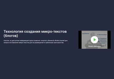 Stepik Роман Мельниченко - Технология создания микро-текстов блогов 2023 слив