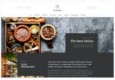 Themeforest Loco Restaurant - Template Kit слив