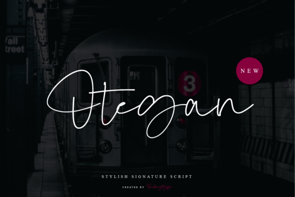 Creativefabrica Otegan Font слив курса